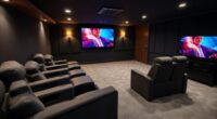 affordable basement home theater