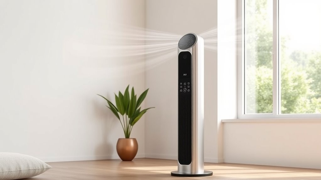 air purification and noise levels