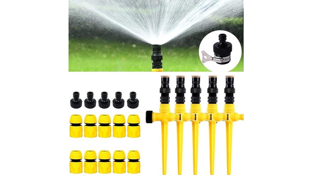 automatic 360 garden sprinklers