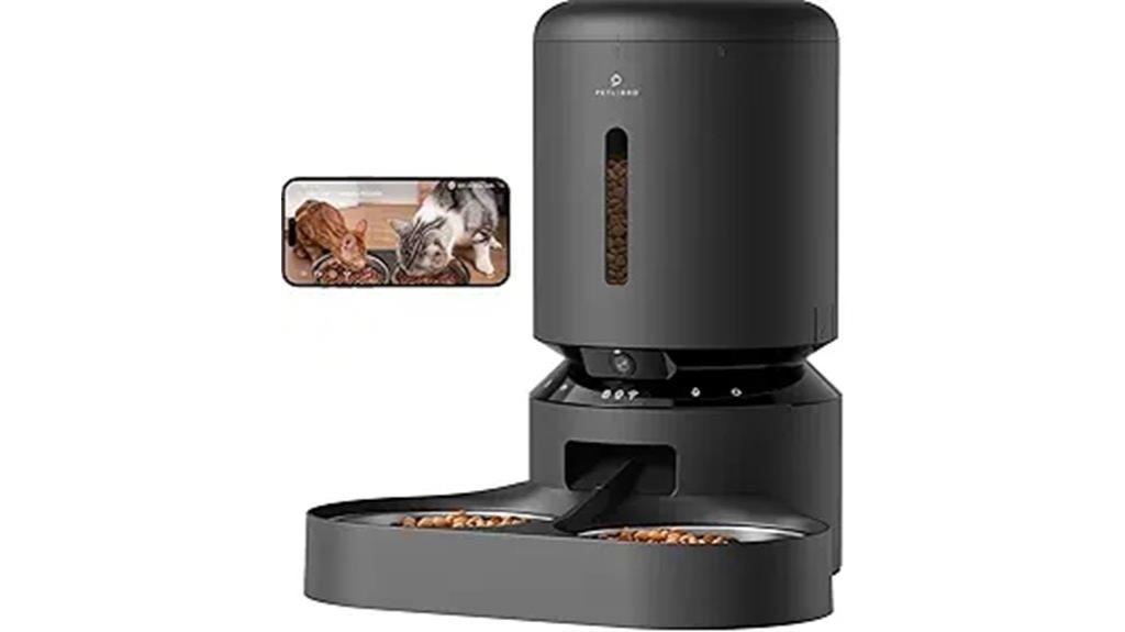 automatic cat feeder with camera