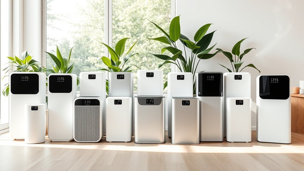 automatic fan speed air purifiers