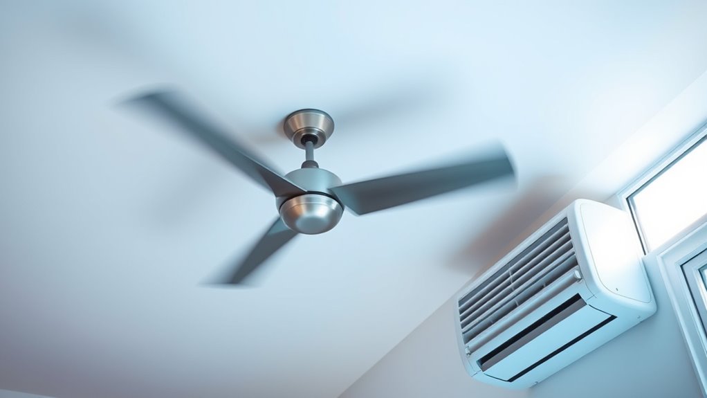 balancing ceiling fans and ac