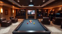 basement entertainment space optimization