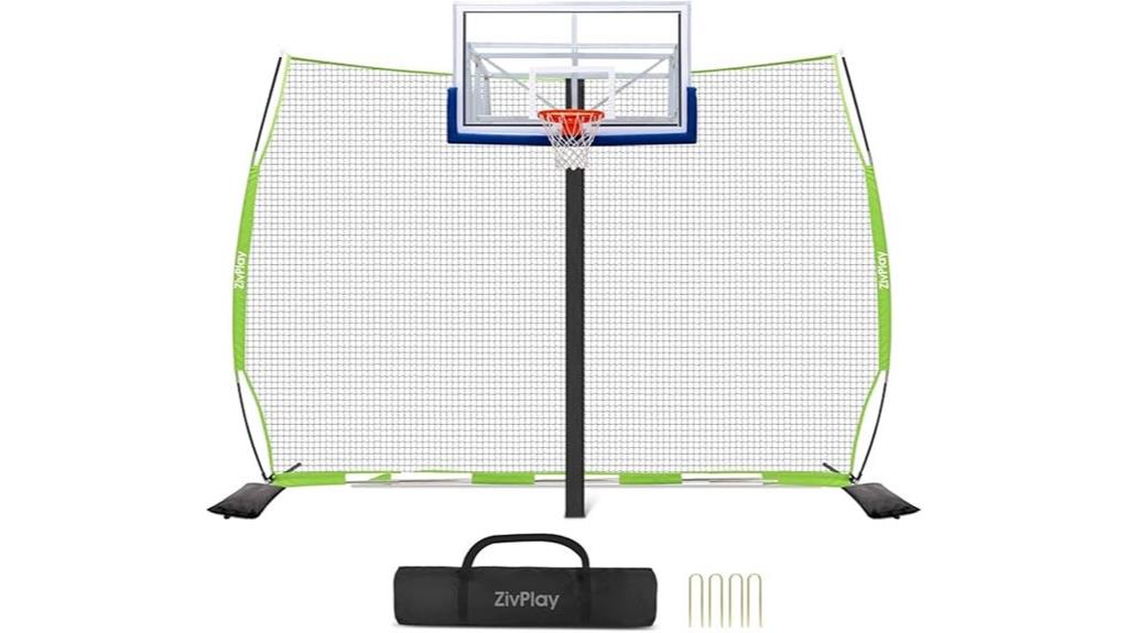 basketball net with accessories