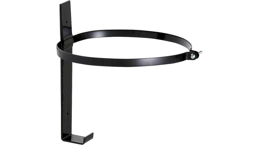 black 20 lb bottle rack