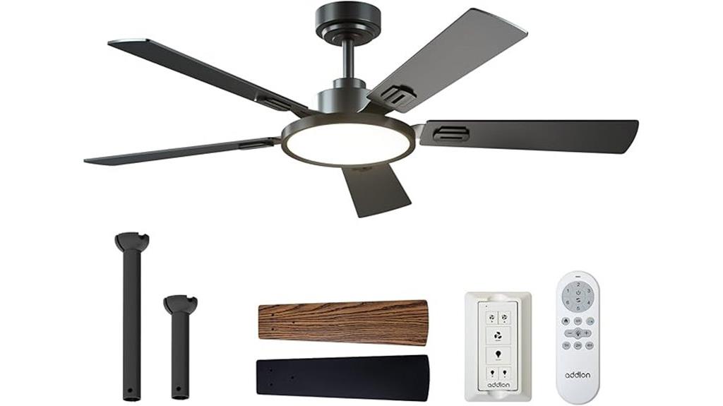 black 52 inch ceiling fan