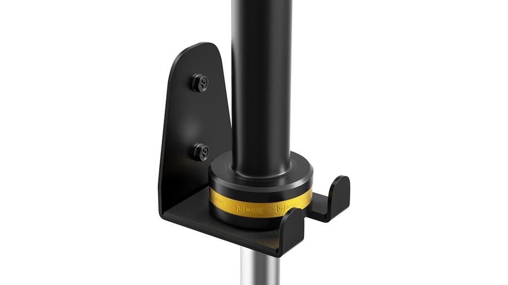 black powder coated garage rack