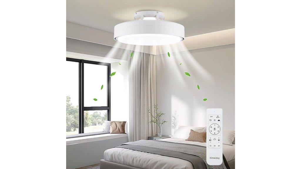 bladeless ceiling fan lights