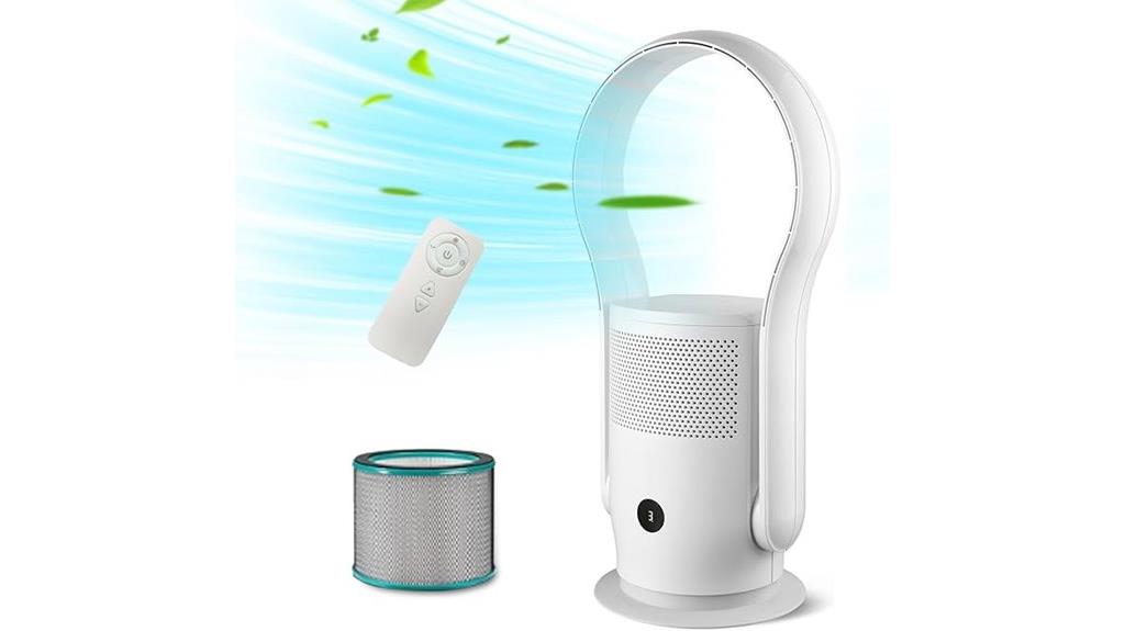 bladeless tower fan filter