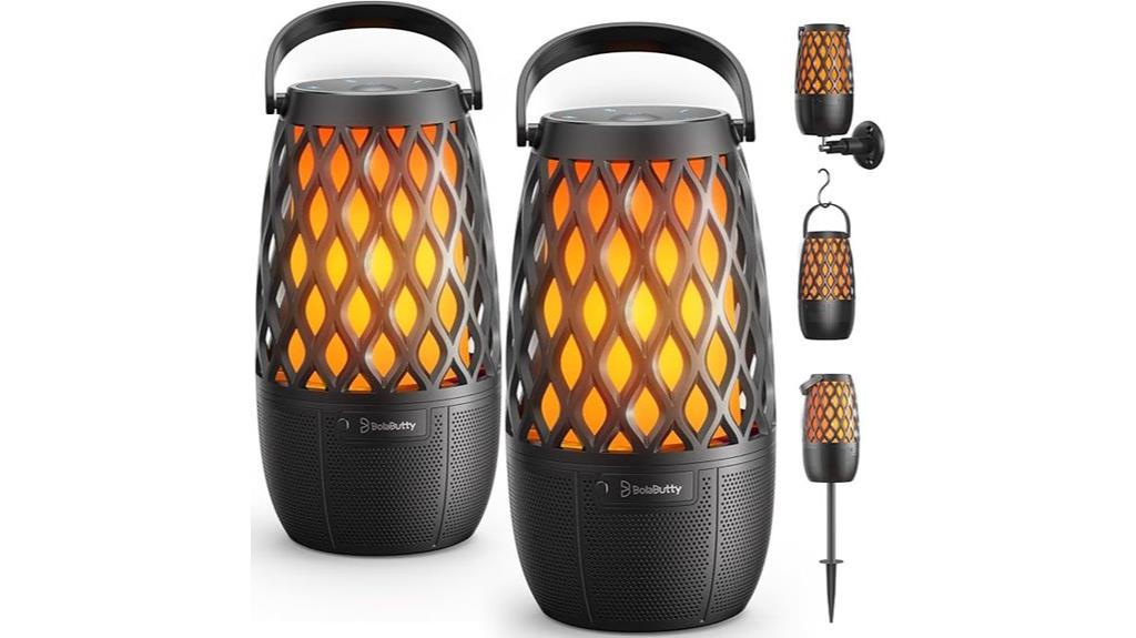 bluetooth outdoor speakers with lights