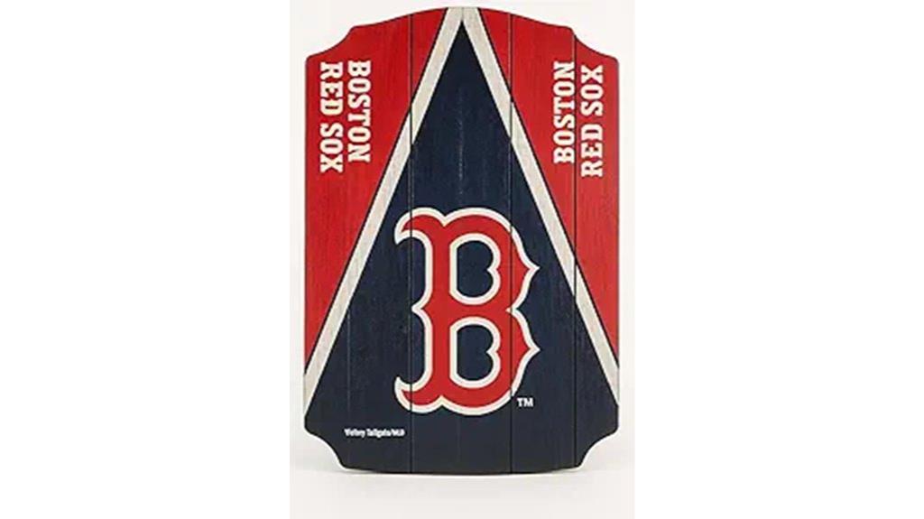 boston red sox dartboard set