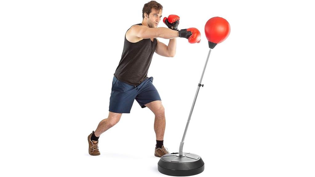 boxing training punching bag