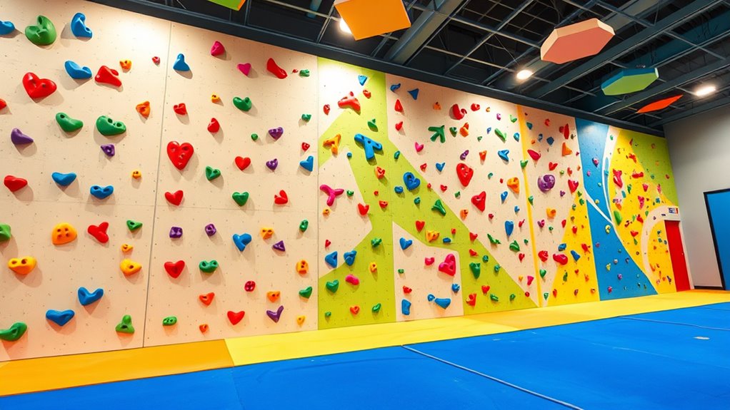 build safe indoor climbing wall