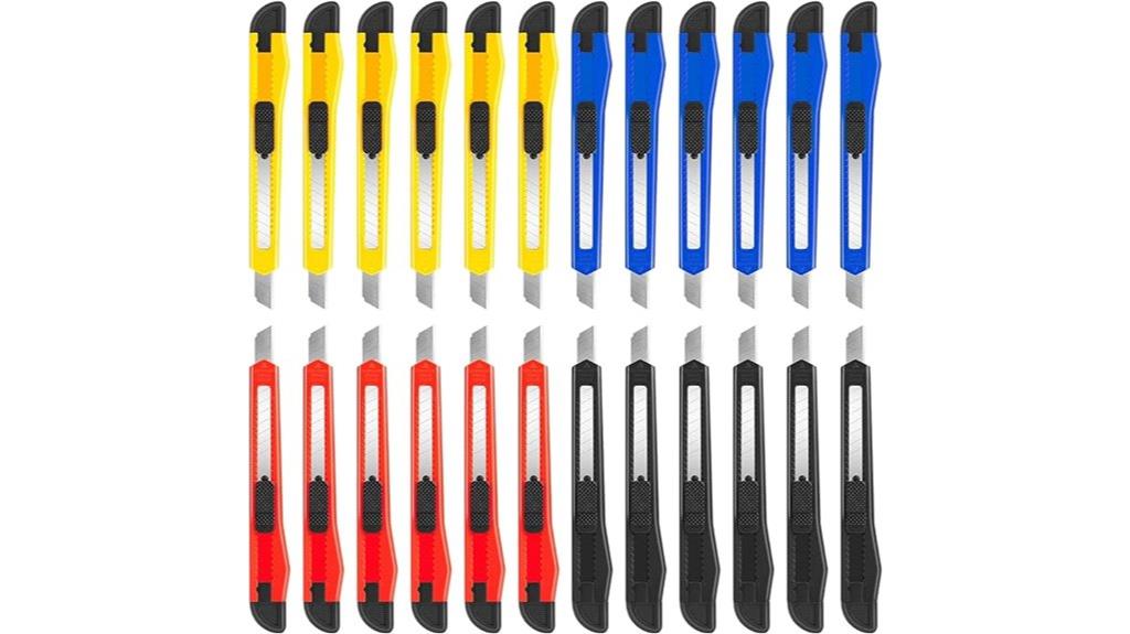 bulk pack of 24 utility knives
