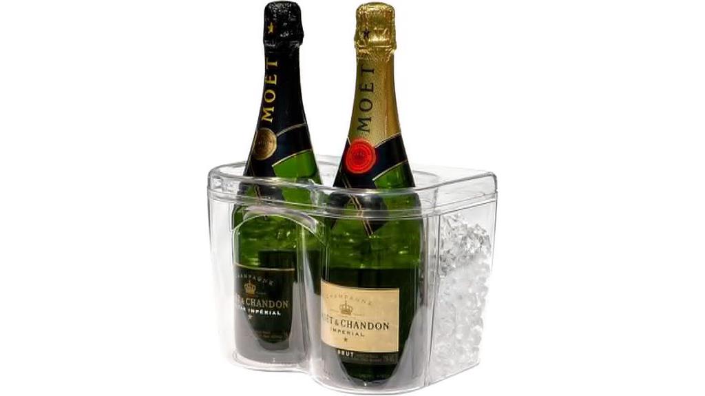 chilled 750ml wine bottle