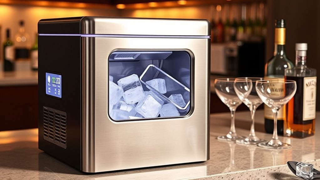 choosing a home bar ice maker