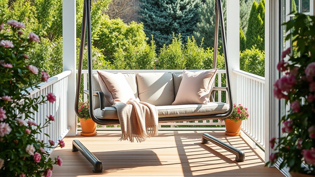 choosing durable safe porch swing