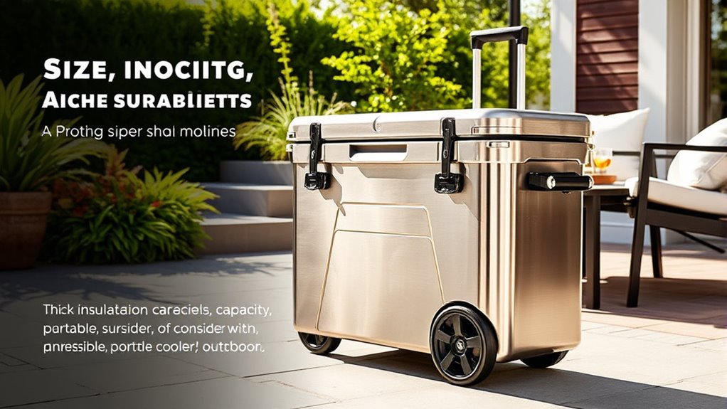 choosing practical outdoor cooler