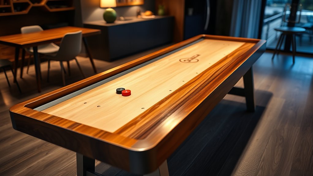 choosing the right shuffleboard table