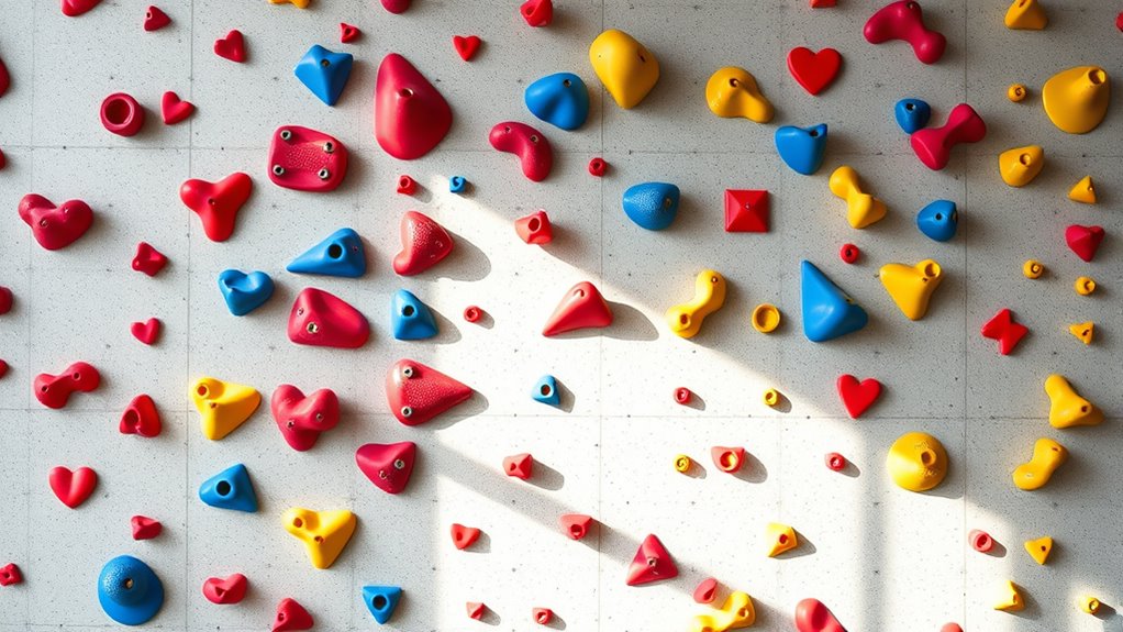 climbing hold selection criteria