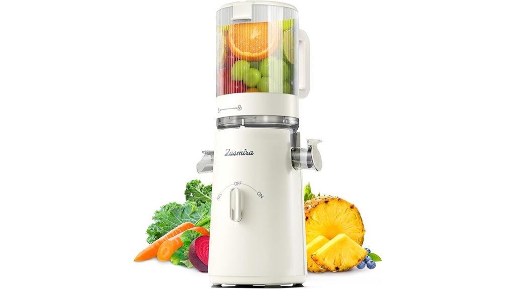 cold press juicer chute