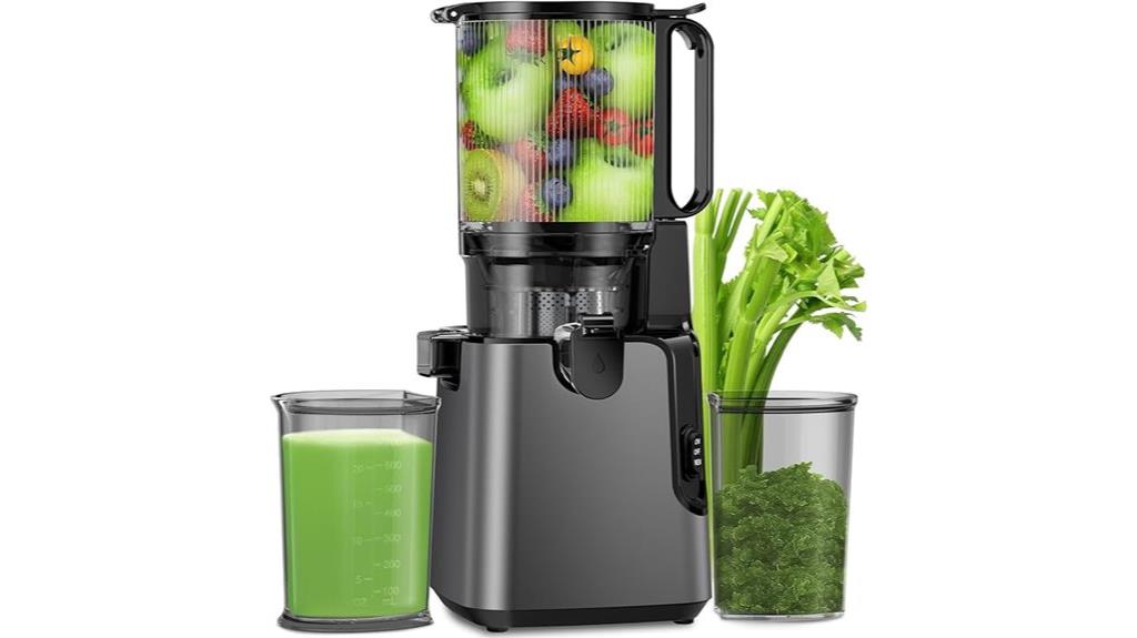 cold press juicer with 5 8 feed