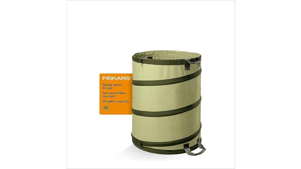collapsible yard waste bag