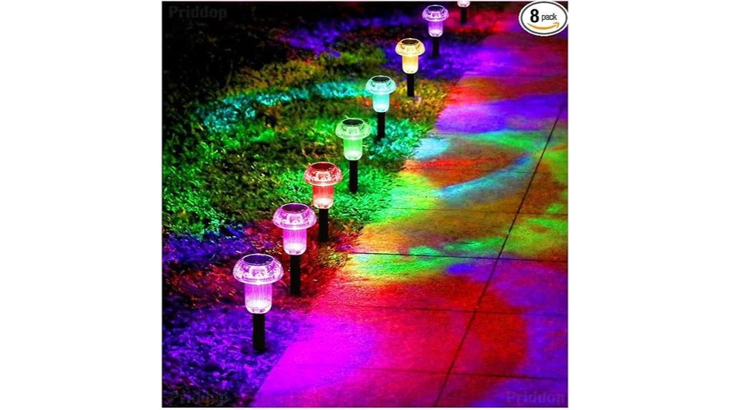 color changing outdoor path lights