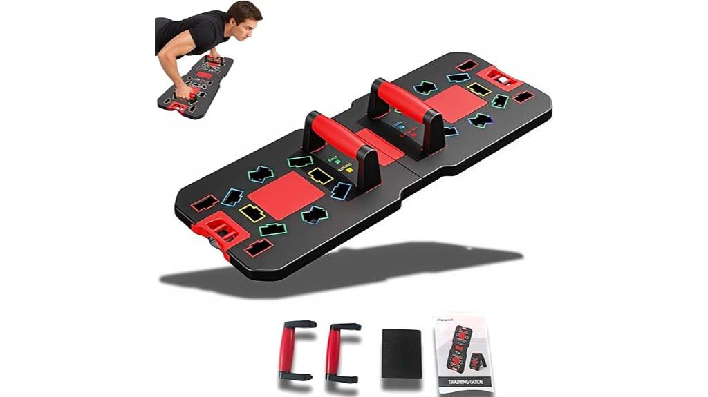 color coded multifunctional push up board