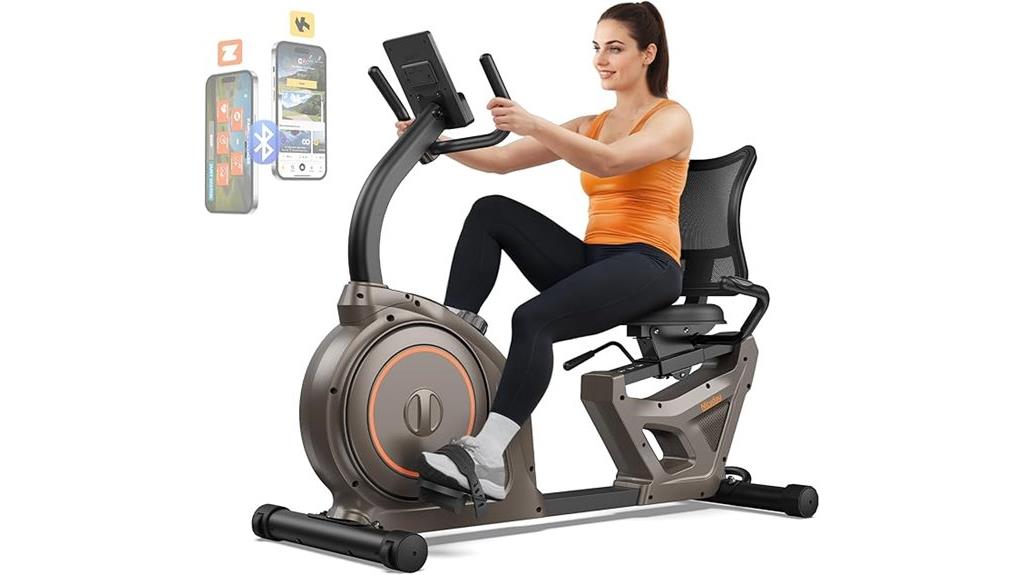 comfortable recumbent exercise bike