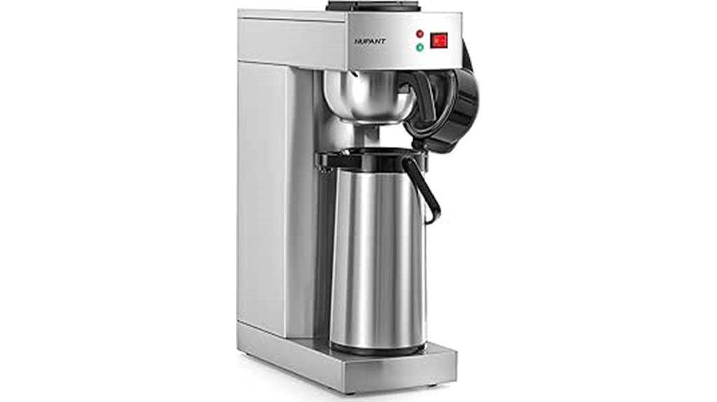 commercial coffee brewer capacity