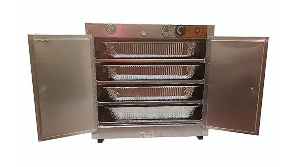 commercial hot food display