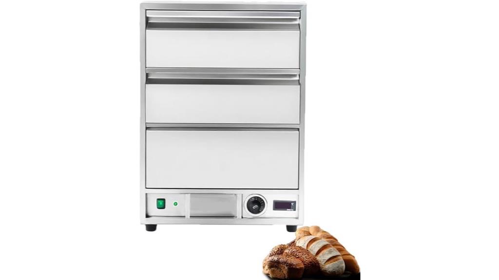 commercial warming drawer with humidity