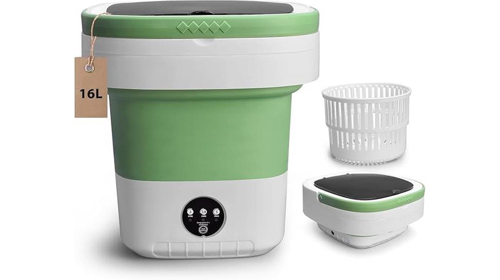 compact 16l spin washer