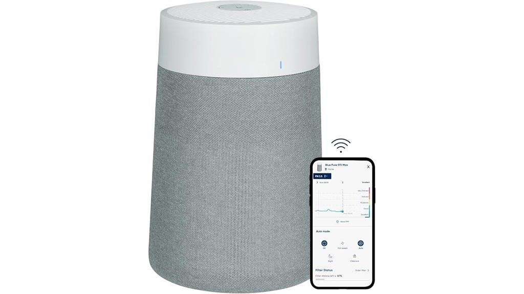 compact bedroom air purifier