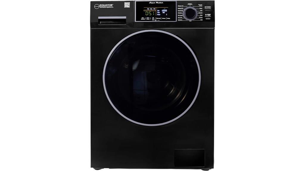compact black washer