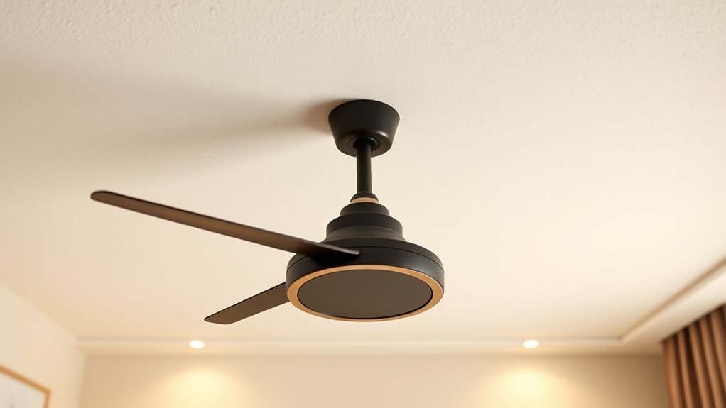 compact ceiling fan option