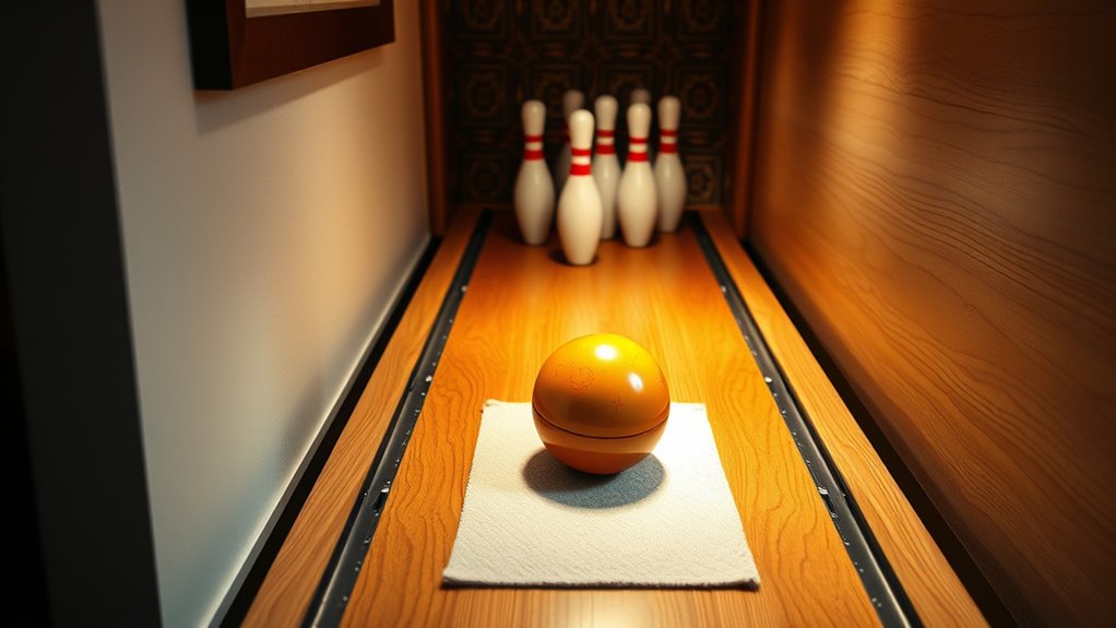 compact home bowling lanes