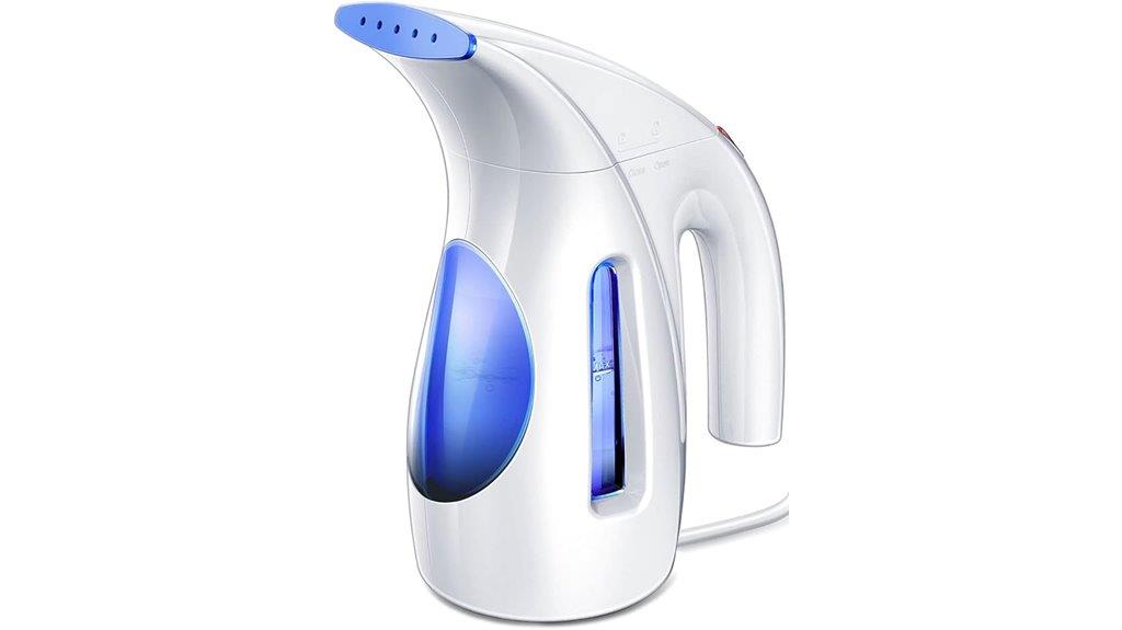 compact portable clothing steamer