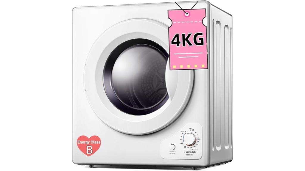 compact sensor clothes dryer