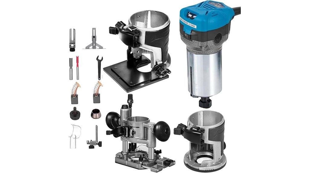 compact variable speed router