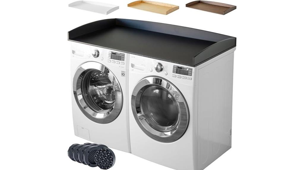 compact washer dryer with pads