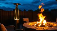 comparing outdoor heating options