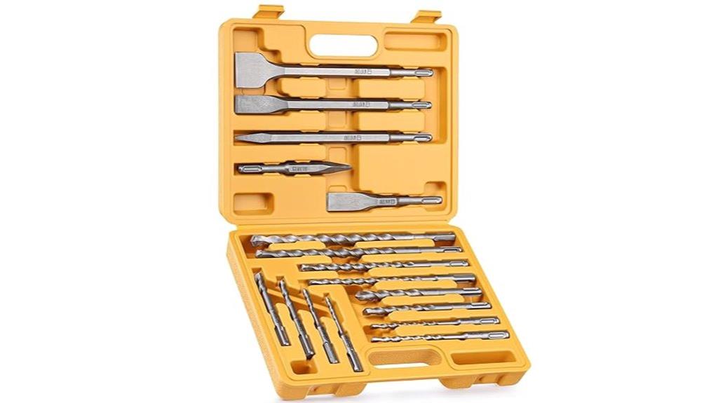 complete drill and chisel set
