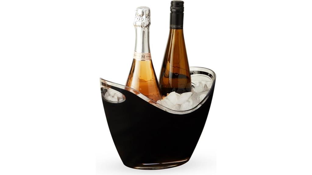 contemporary wine chilling vessel