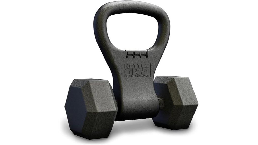 convert dumbbell to kettlebell