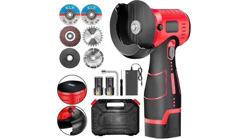 cordless angle grinder kit