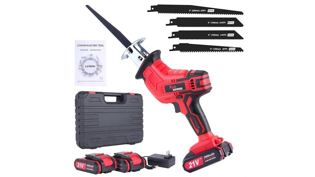 cordless brushless reciprocating saw