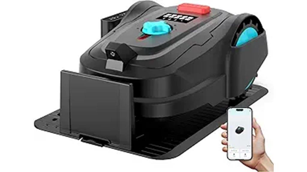 cordless gps app controlled mower