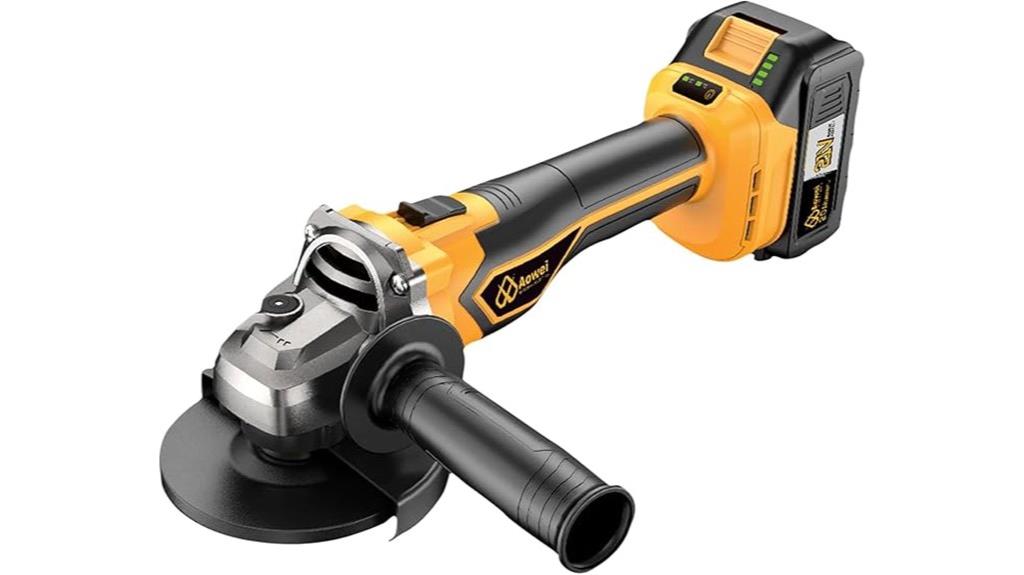 cordless grinder with batteries